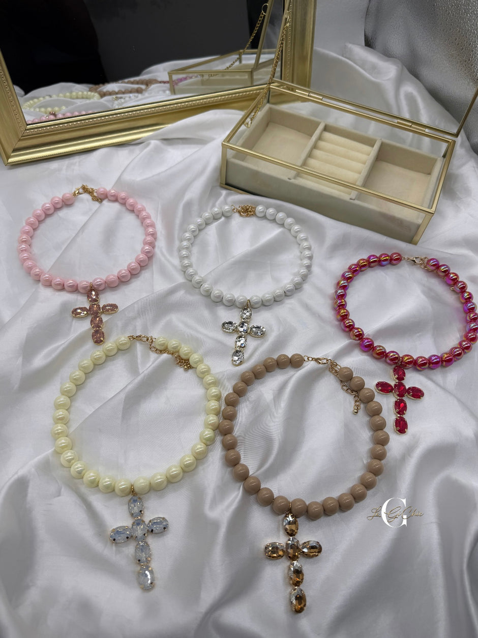 Girocollo “Ball colorato con croce”