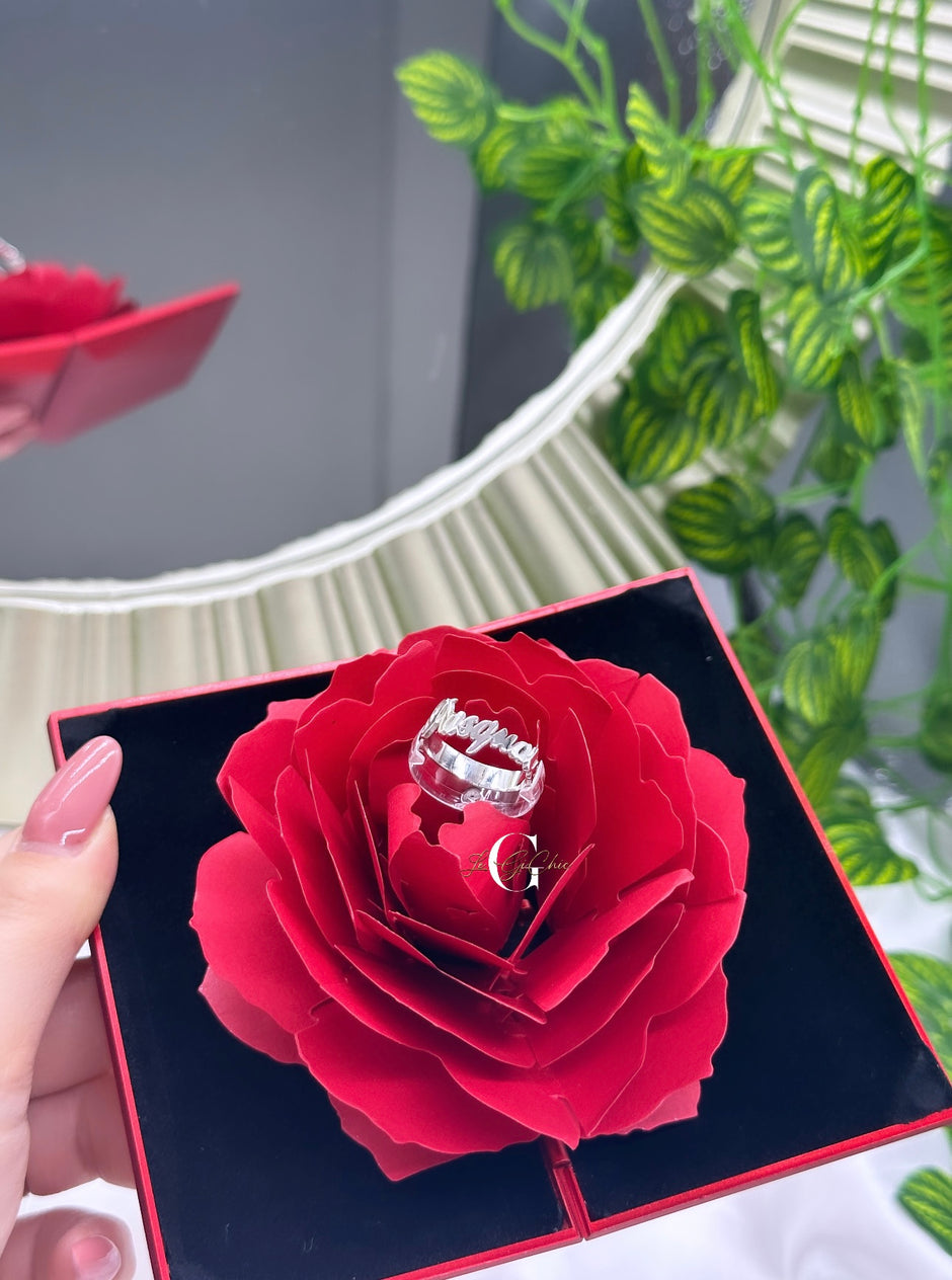 Anello “NAME” in ARGENTO 925