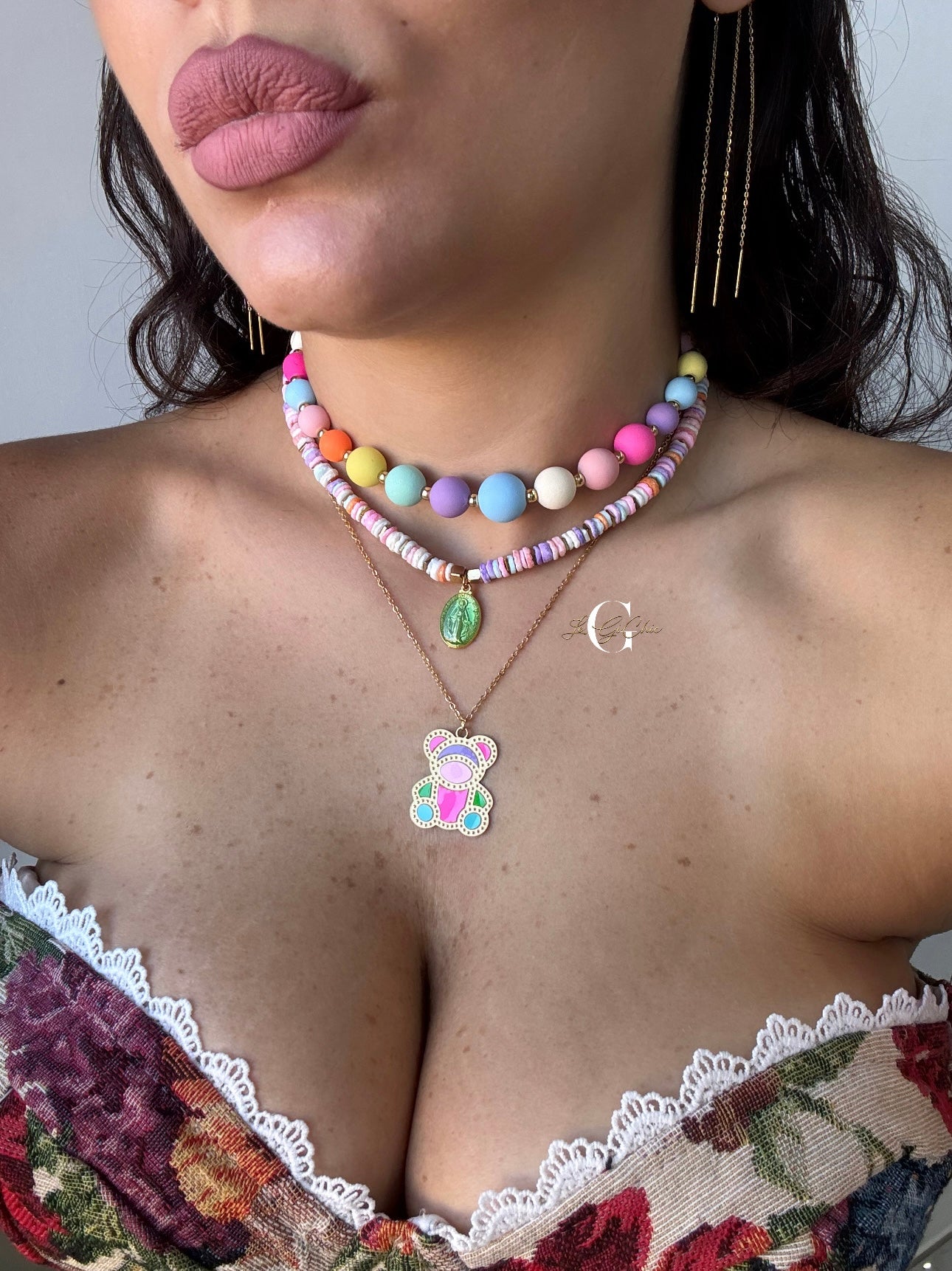 Collana “Orsetto colorato”