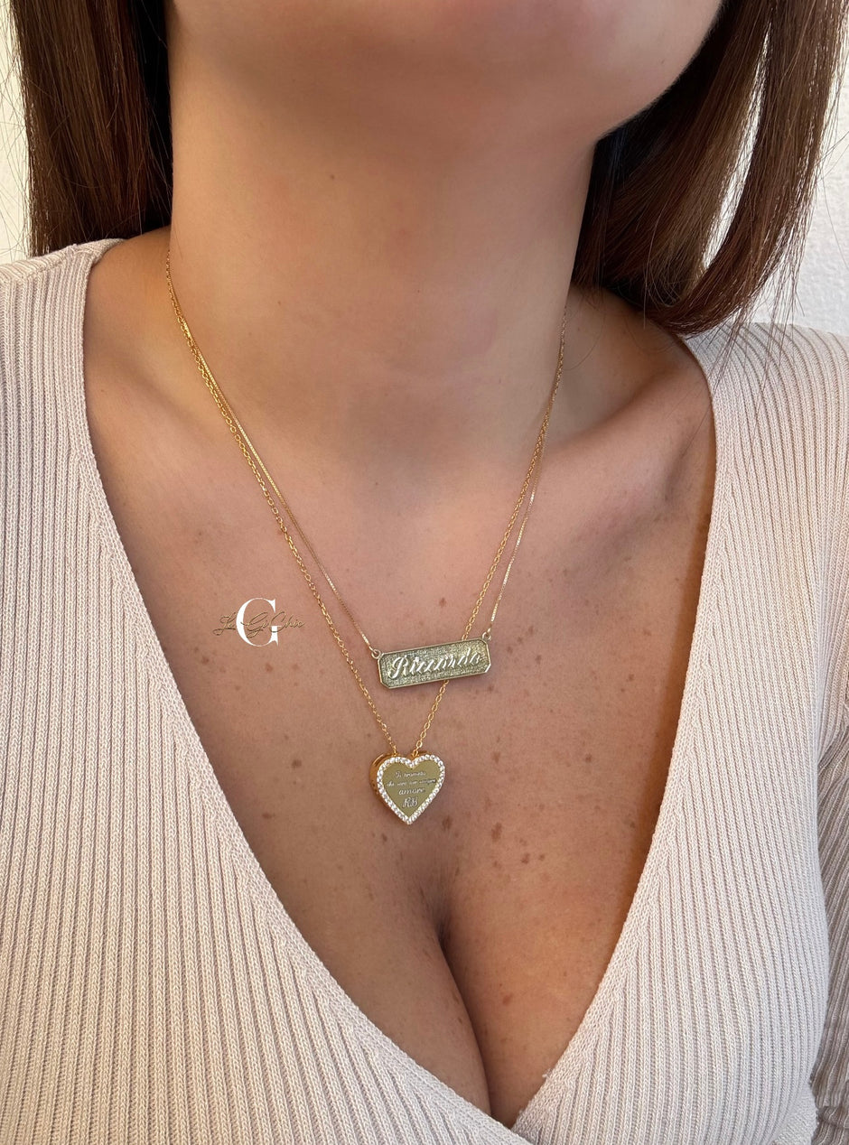 Collana “Cuore d’amare” in argento 925