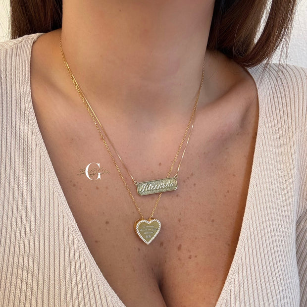 Collana “Cuore d’amare” in argento 925