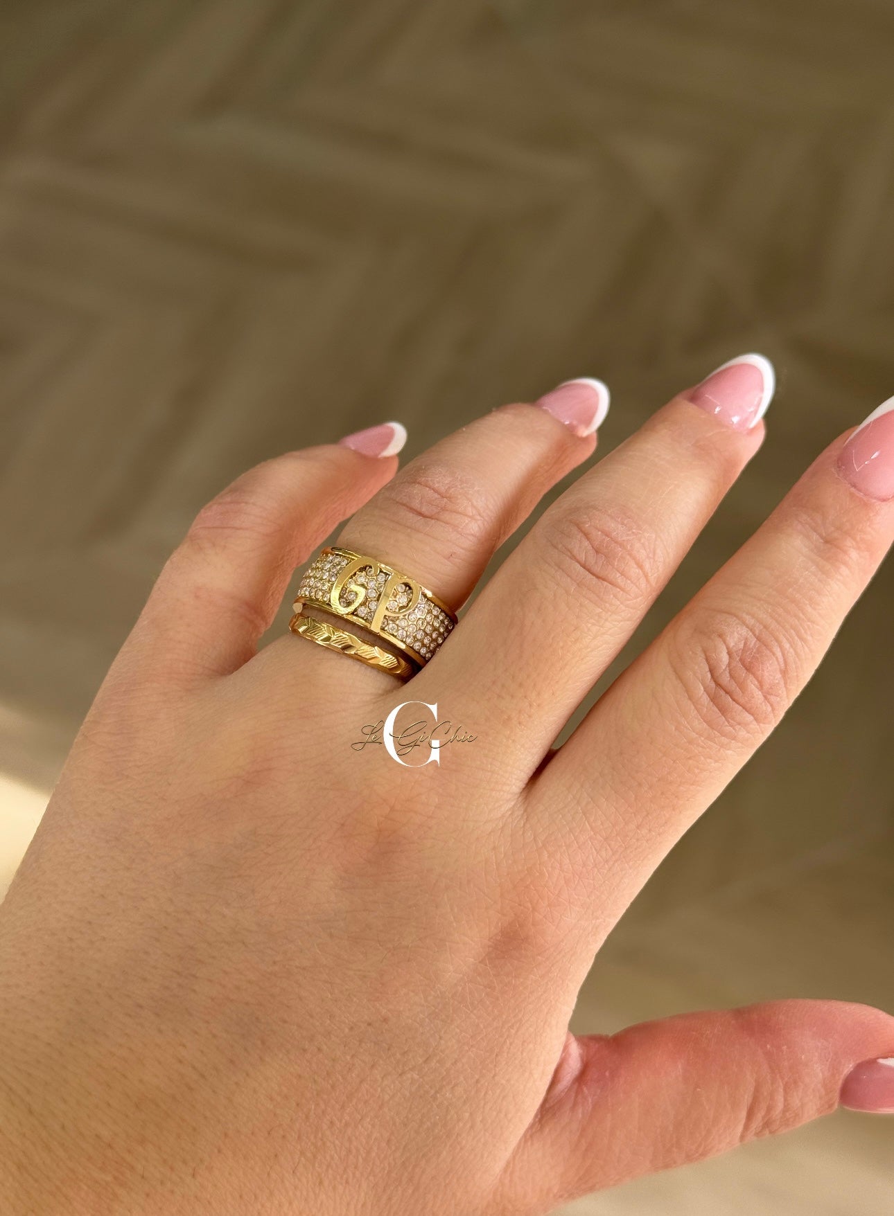 Anello “Fascione INFINITY” con zirconi