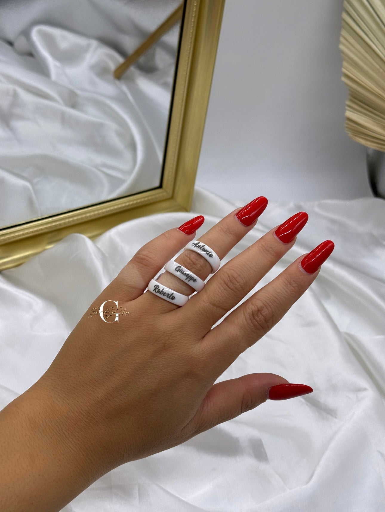 Anello “Fascia in ceramica”