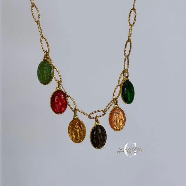 Collana “Madonnina RAINBOW”