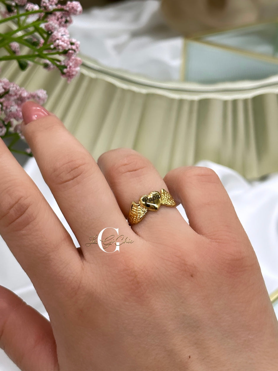 Anello “Cuore con ali”