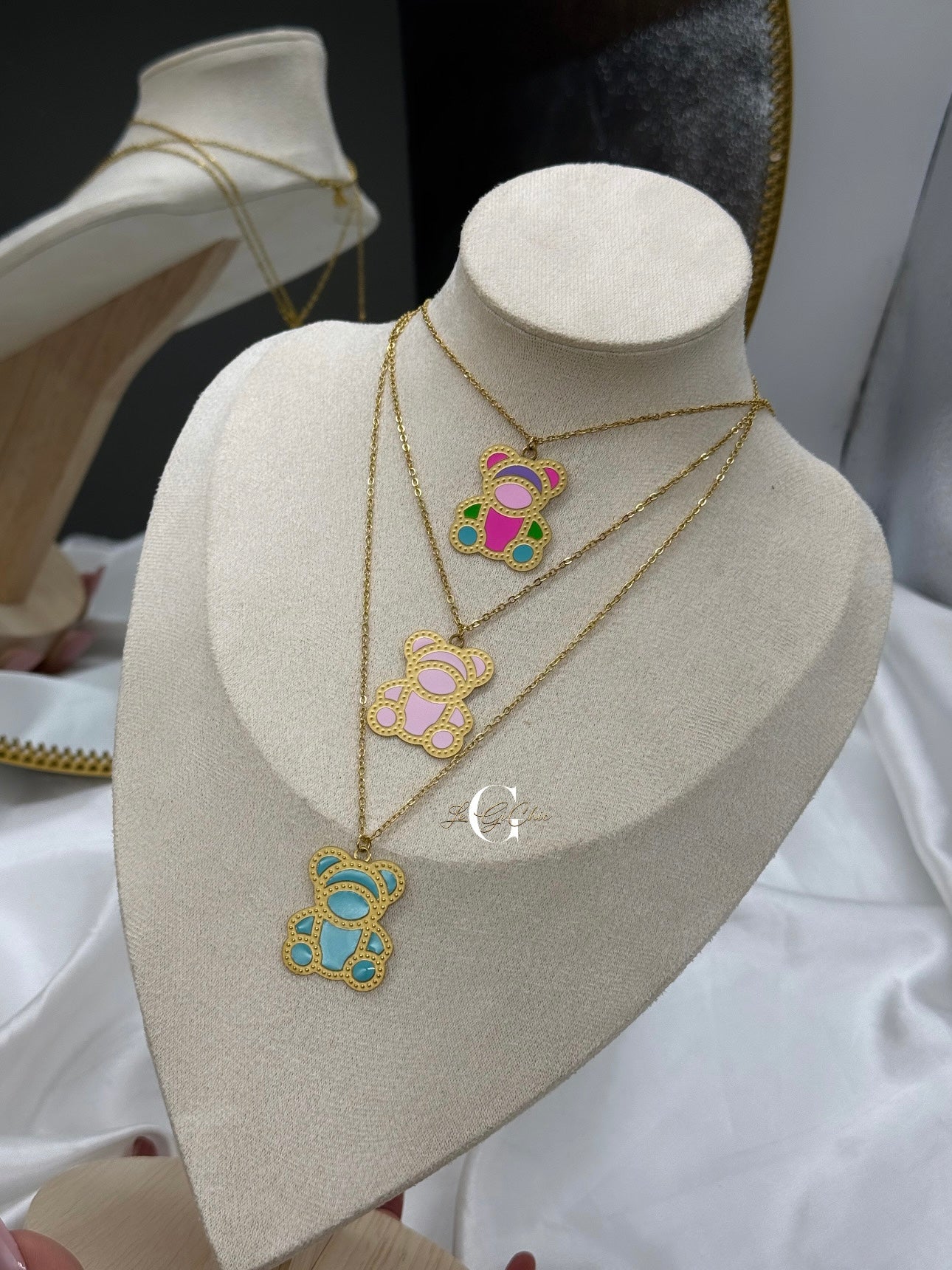 Collana “Orsetto colorato”