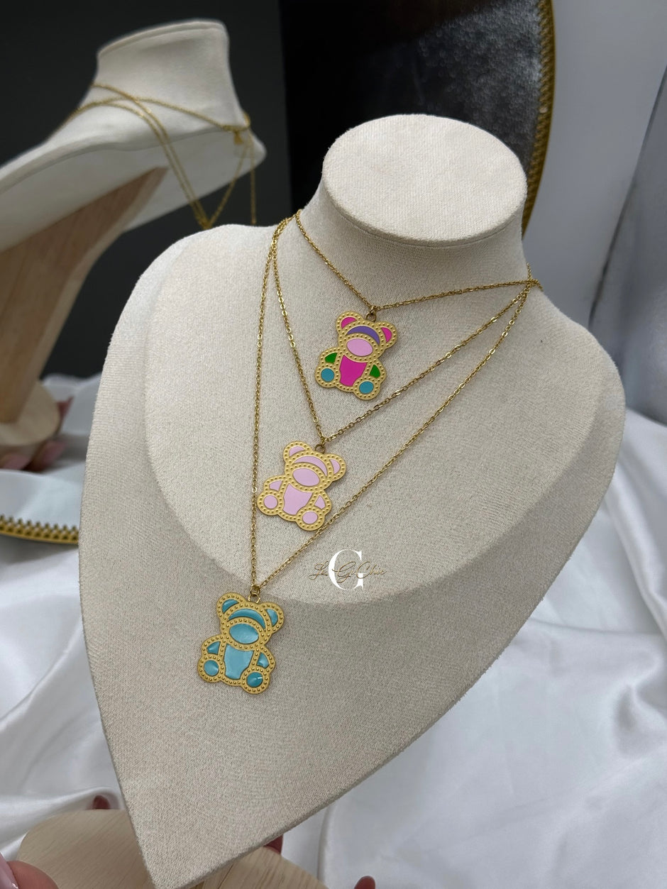 Collana “Orsetto colorato”