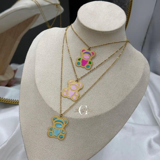 Collana “Orsetto colorato”
