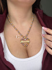 Collana “Mille luci con cuore personalizzato”