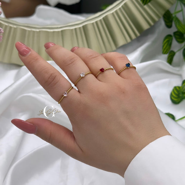 Anello “Torchon con cuore”