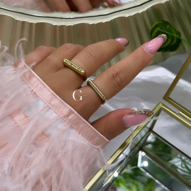 Anello “PLATE” big or small