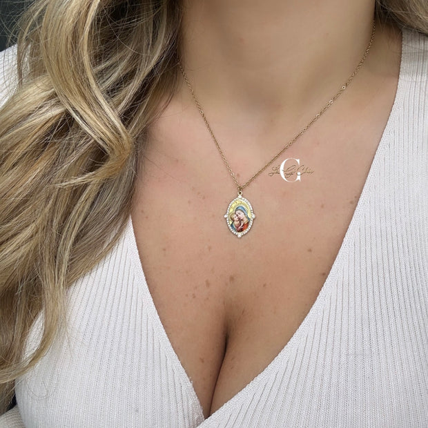 Collana “Madonnina e Gesù bambino”