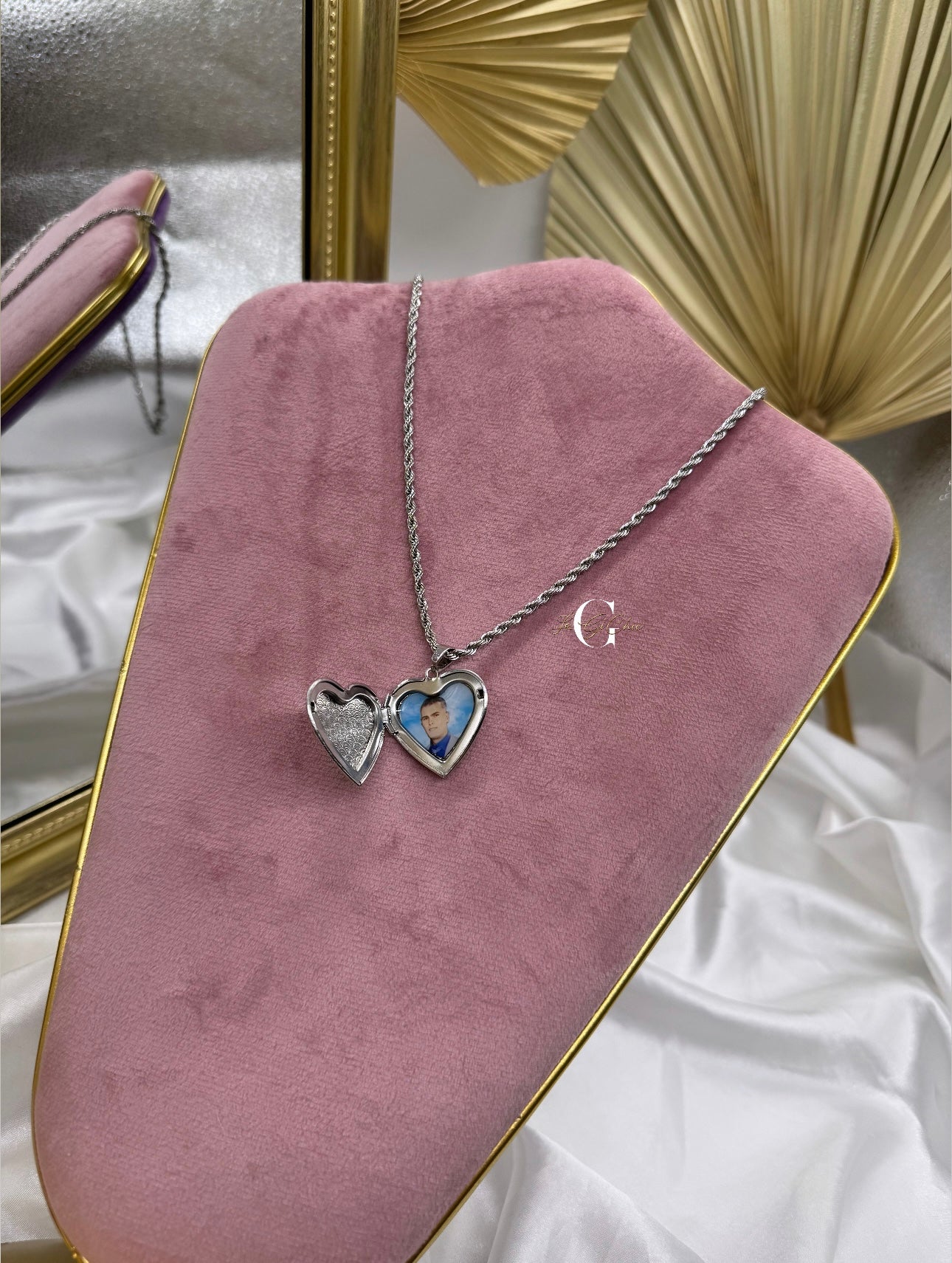 Collana “cuore” apribile con FOTO