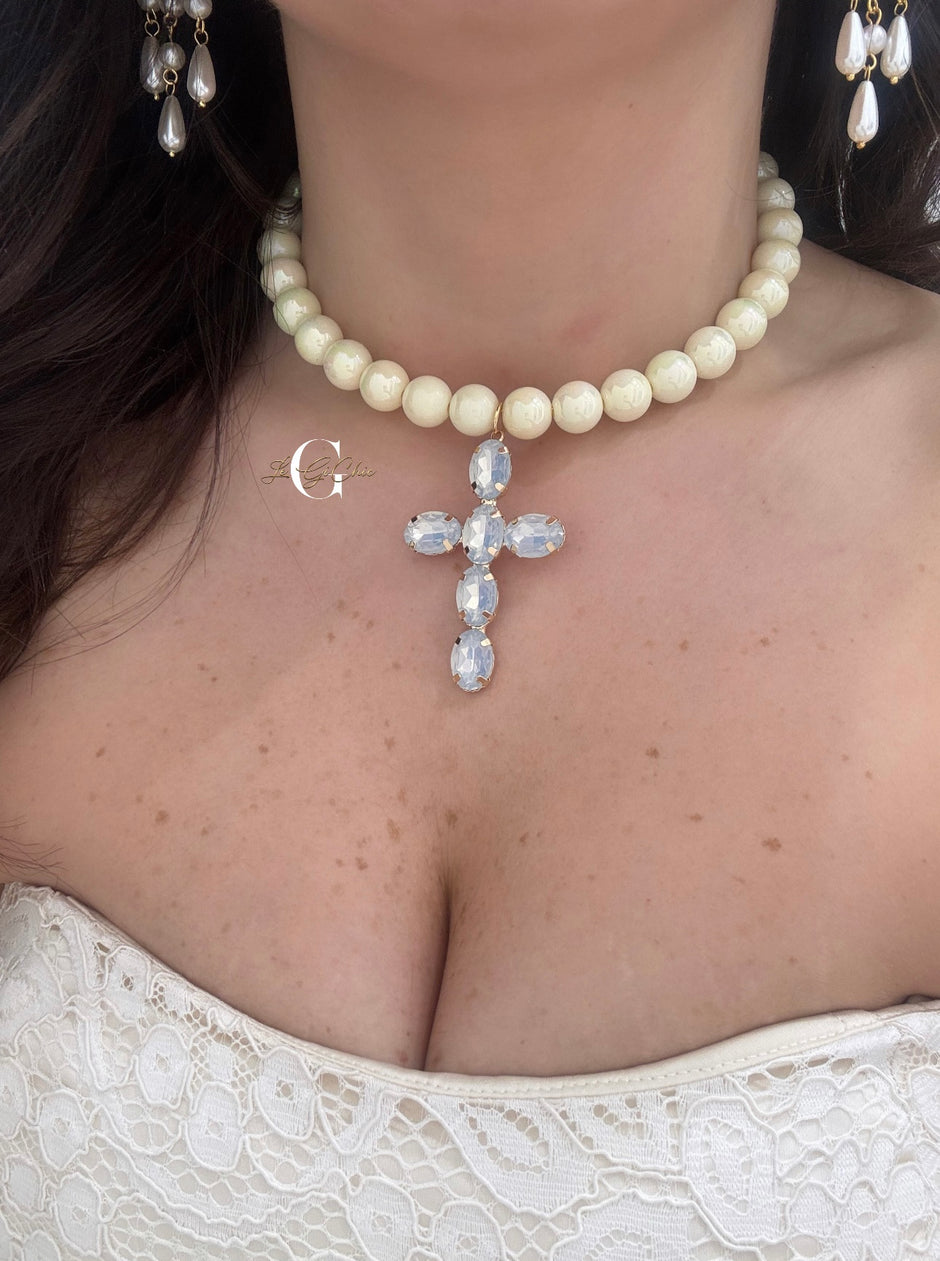 Girocollo “Ball colorato con croce”