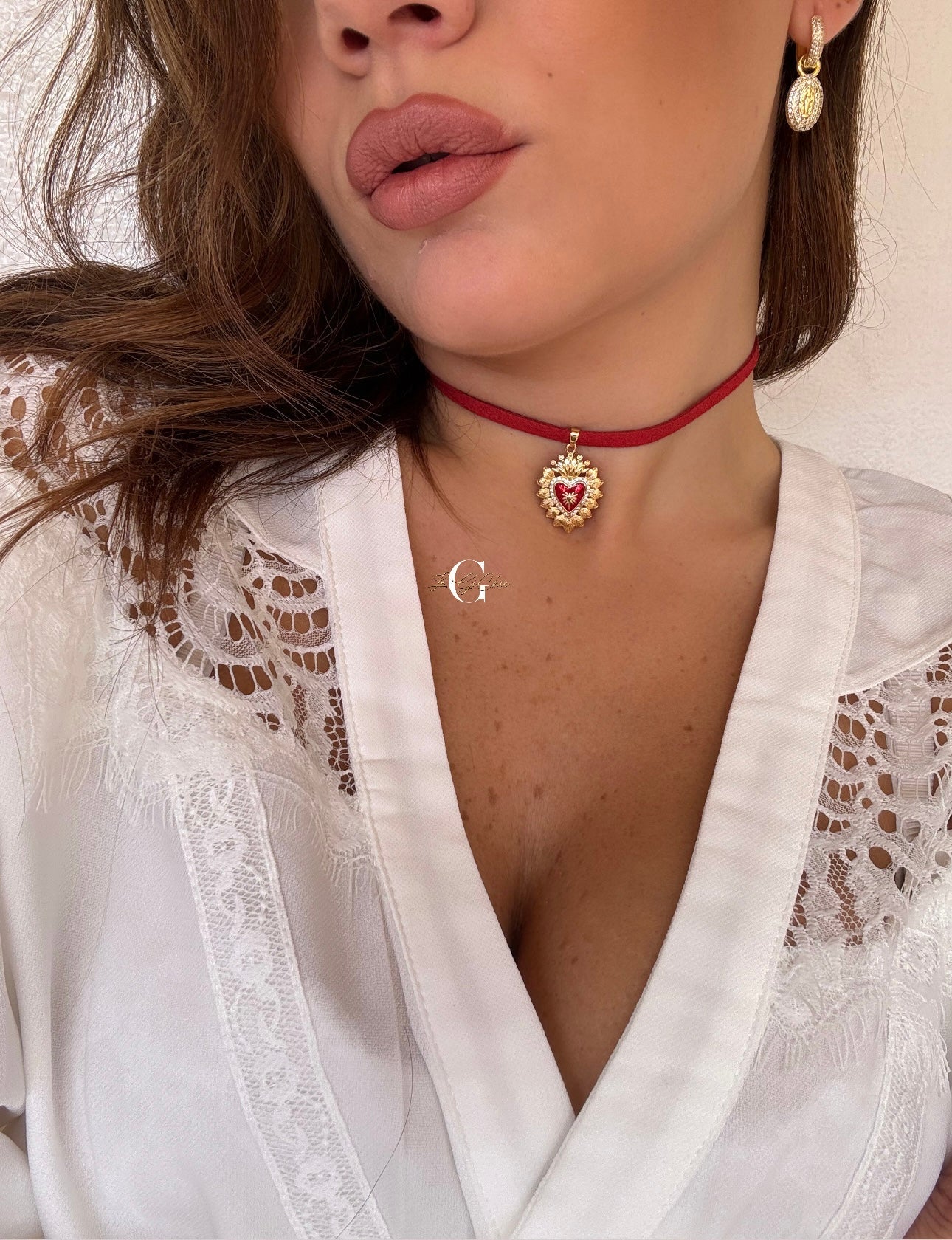 Choker “Sacro cuore”