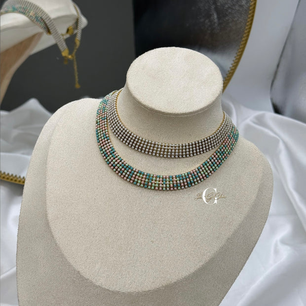 Collana girocollo “Fascia Tennis”