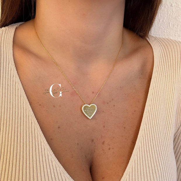 Collana “Cuore d’amare” in argento 925