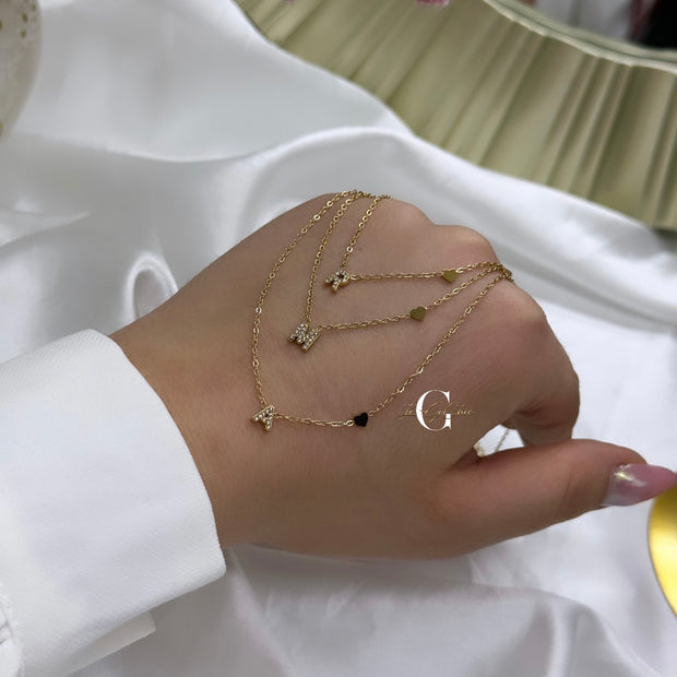 Collana “Mini lettera e cuore”