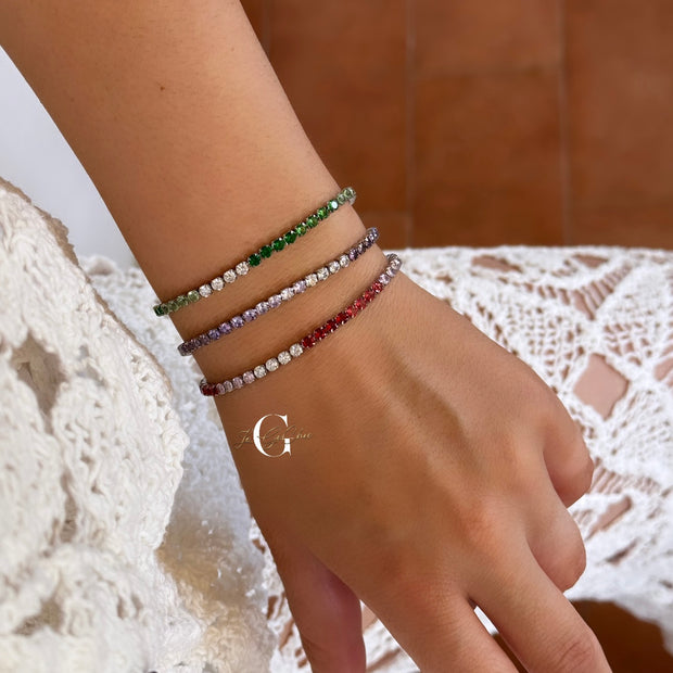 Bracciale “Tennis Degradè”