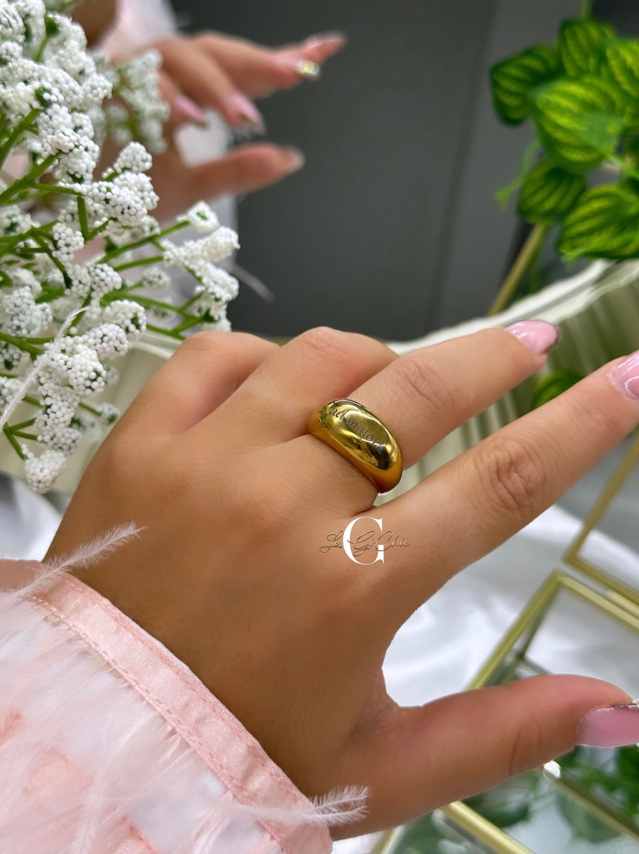 Anello “Fedone OVAL” bombato