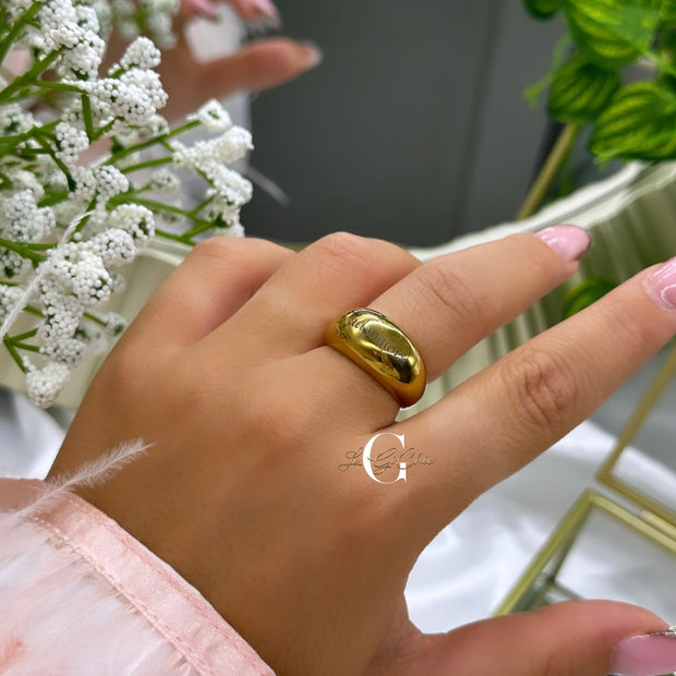 Anello “Fedone OVAL” bombato