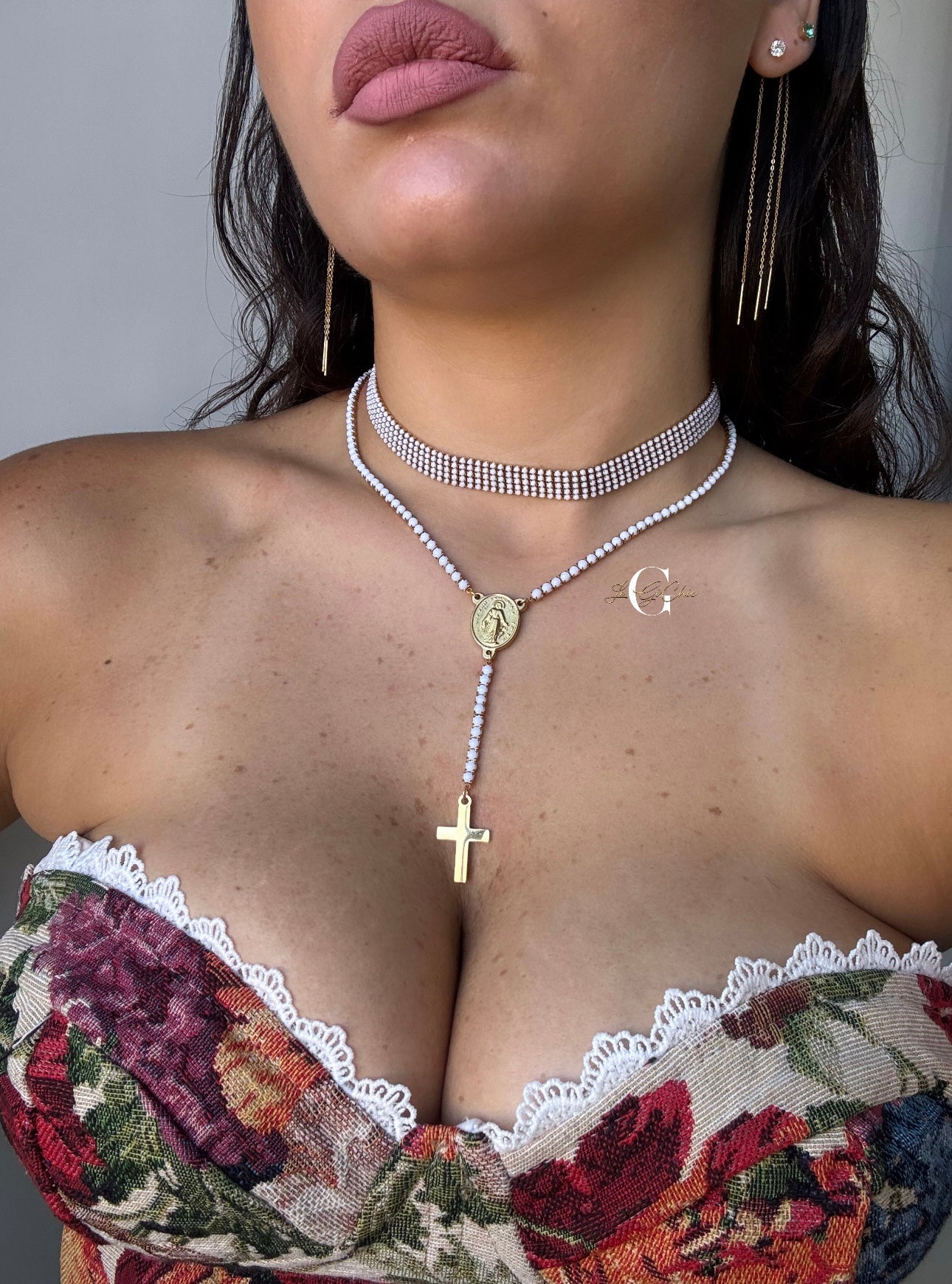 Collana girocollo “Fascia Tennis”