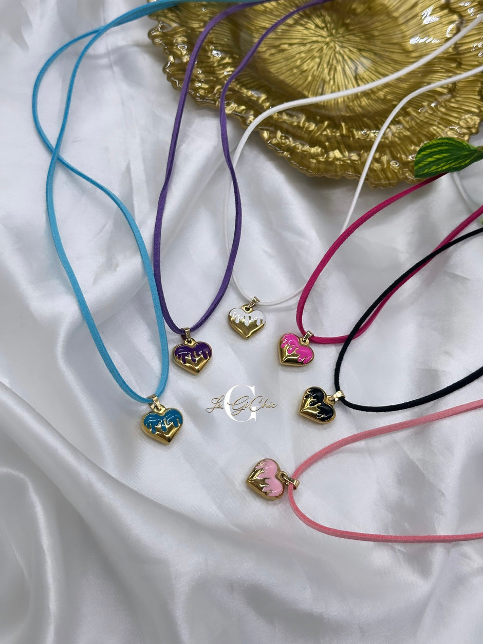 Laccio “Cuore smaltato”