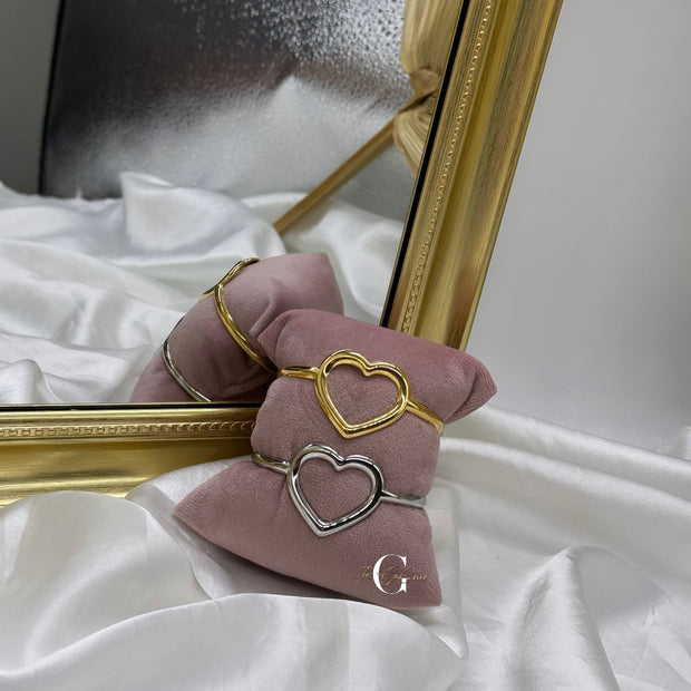 Bracciale rigido “Open Heart”