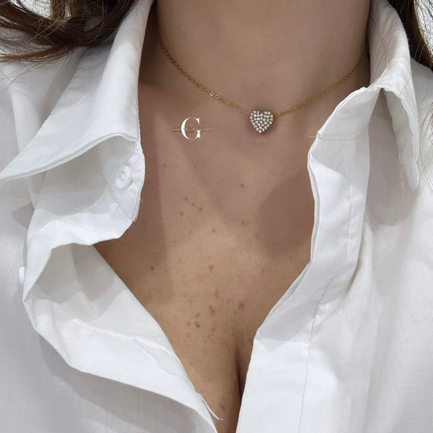 Choker “Heart” + (laccio in omaggio)