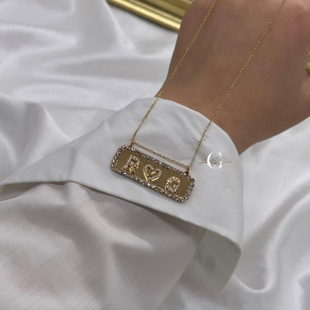 Collana “Targhetta Luxury”