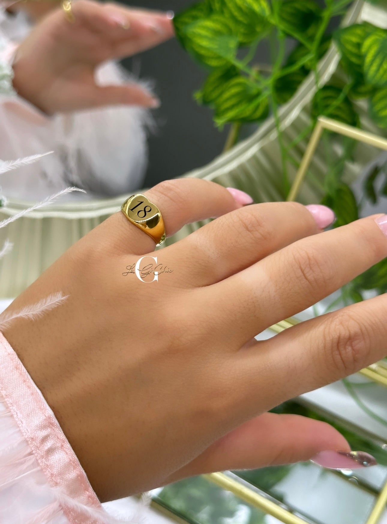 Chevalier “Cuore” liscio per mignolo