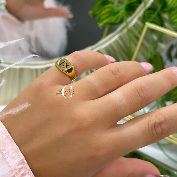 Chevalier “Cuore” liscio per mignolo