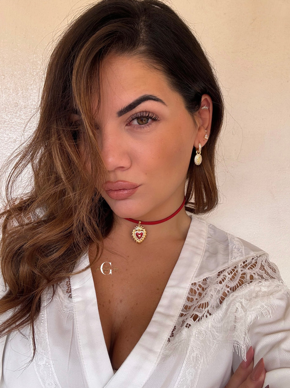Choker “Sacro cuore”