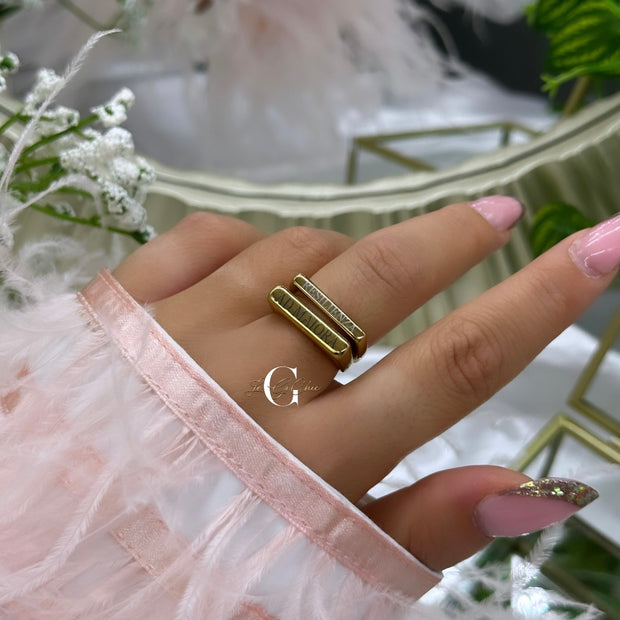 Anello “PLATE” big or small