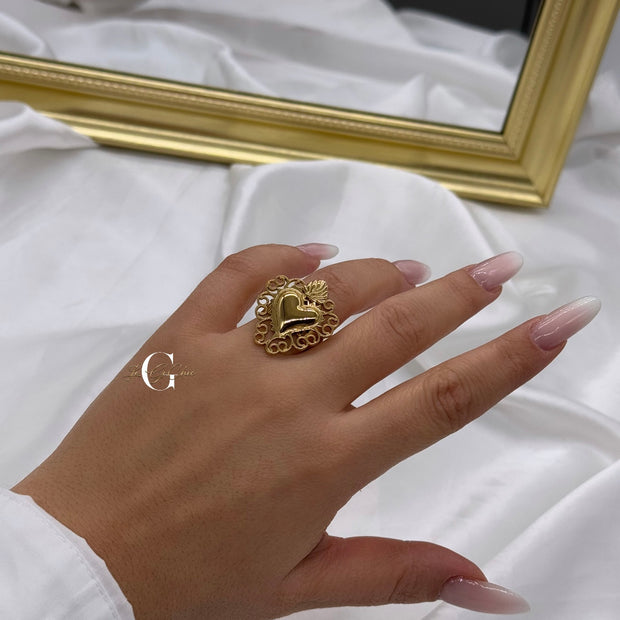 Anello “Cuore sacris”