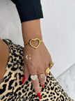Bracciale rigido “Open Heart”
