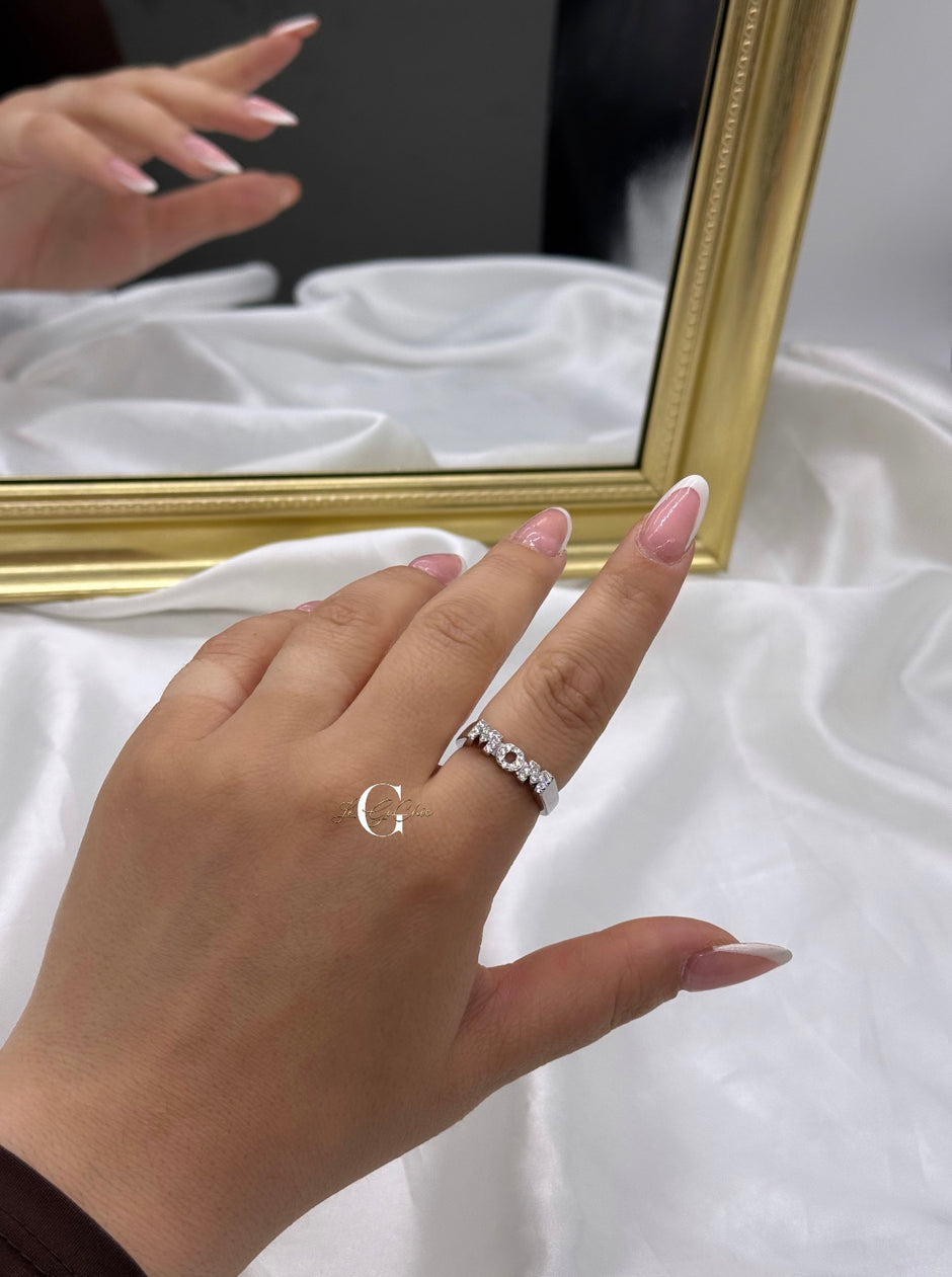 Anello “MOM” in argento 925