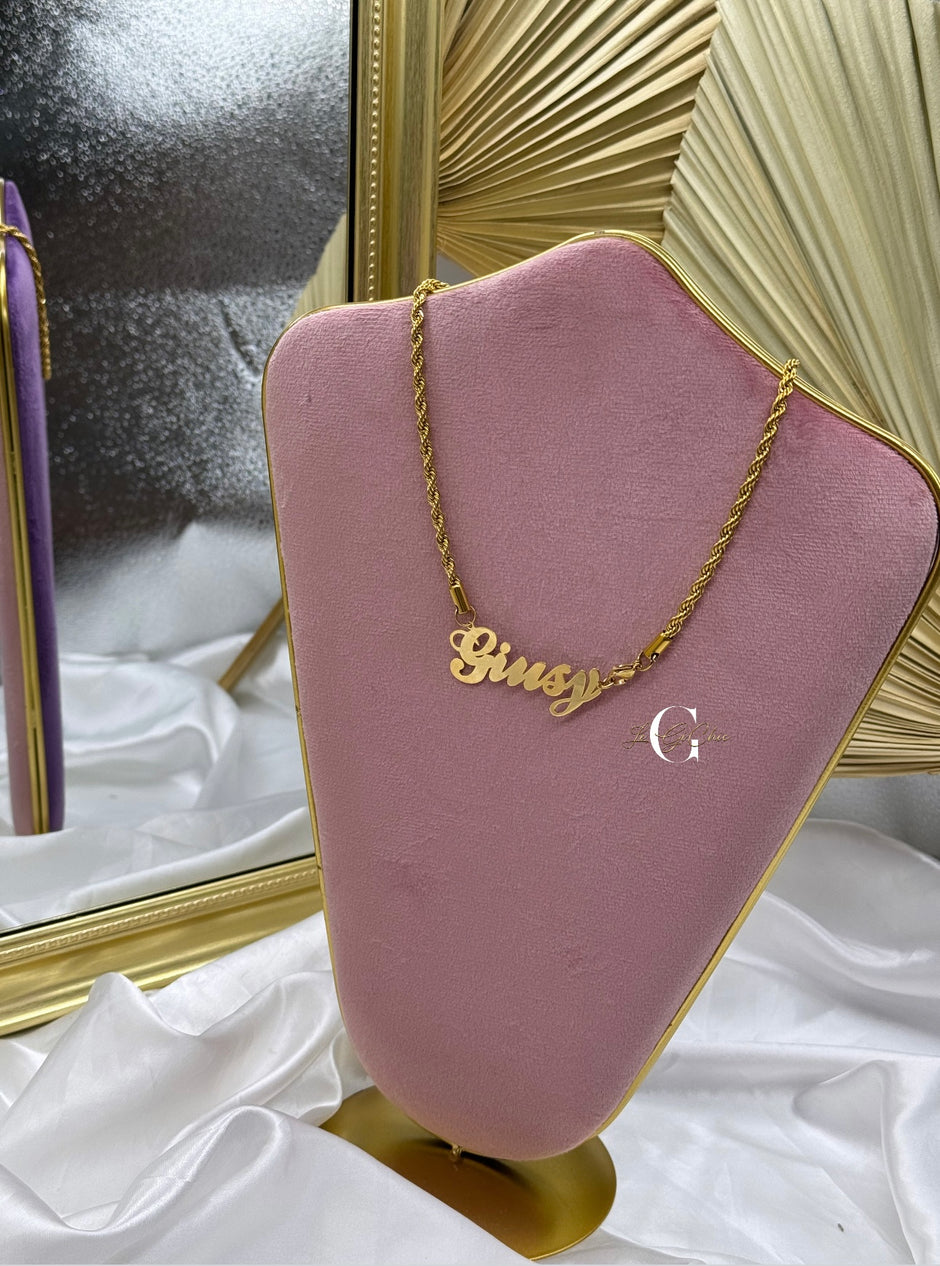 Collana “Funetta con NAME CLASSIC”