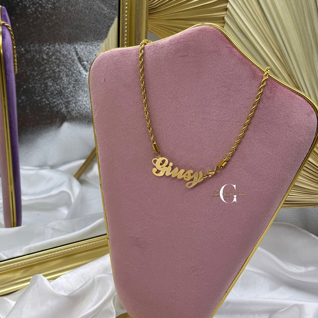 Collana “Funetta con NAME CLASSIC”