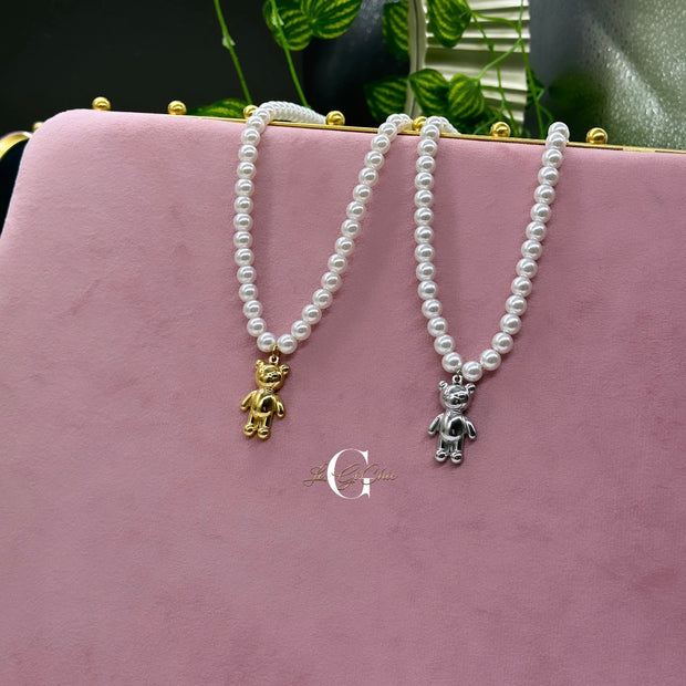Collana “Teddy con perle”