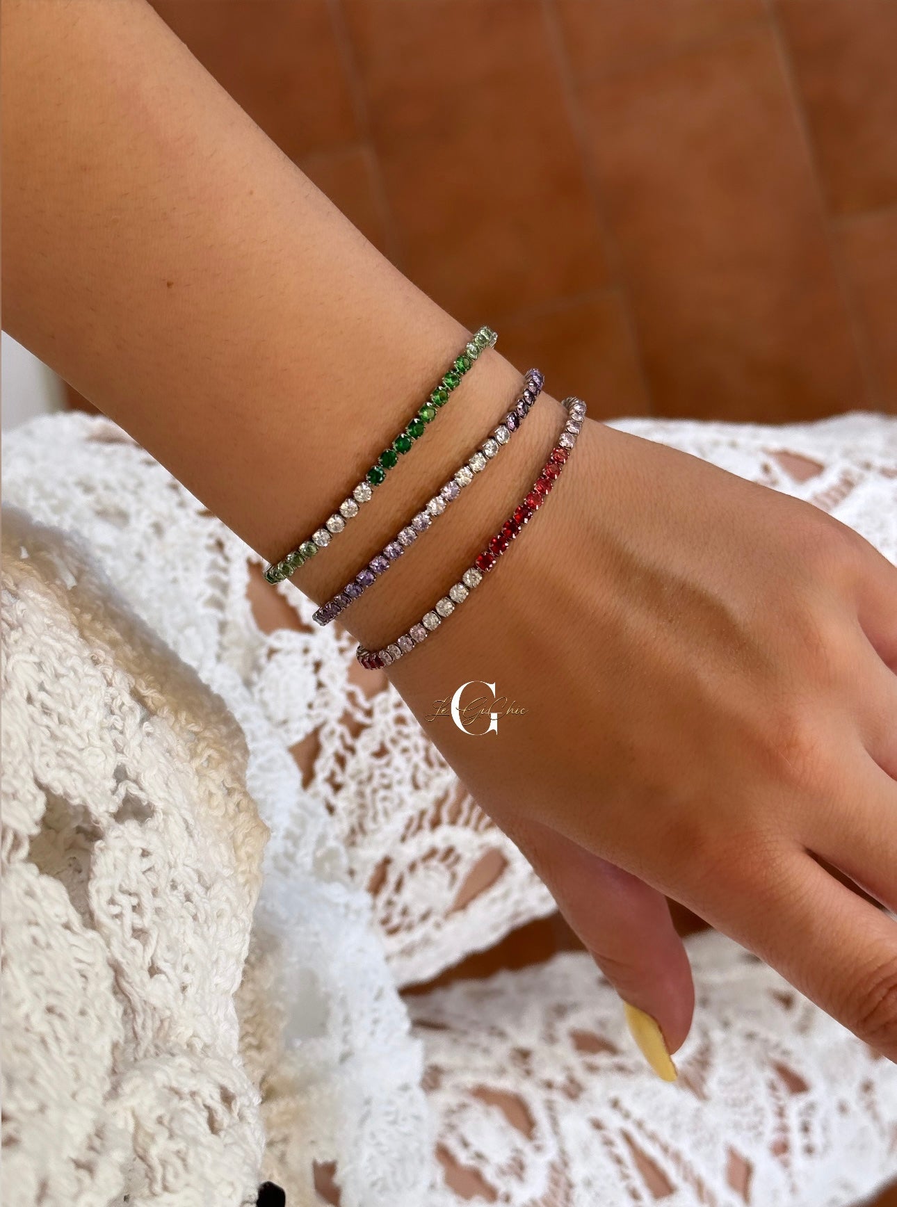 Bracciale “Tennis Degradè”