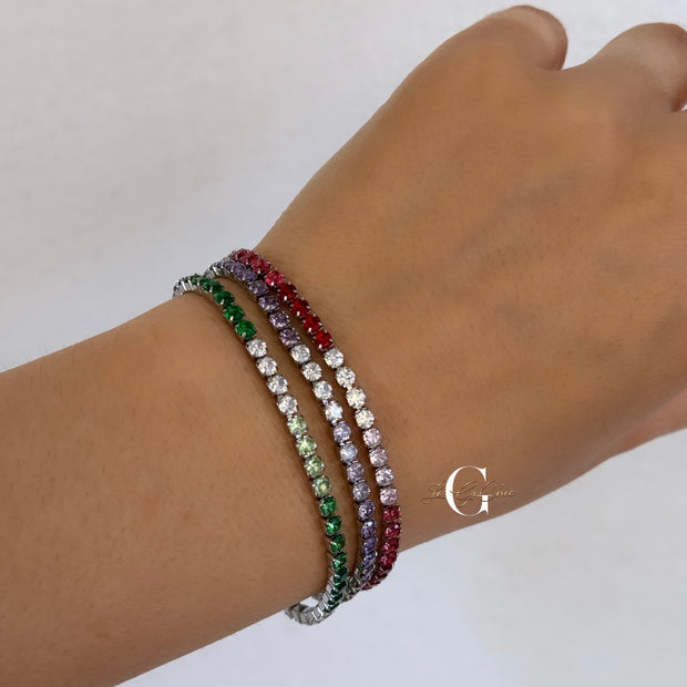 Bracciale “Tennis Degradè”