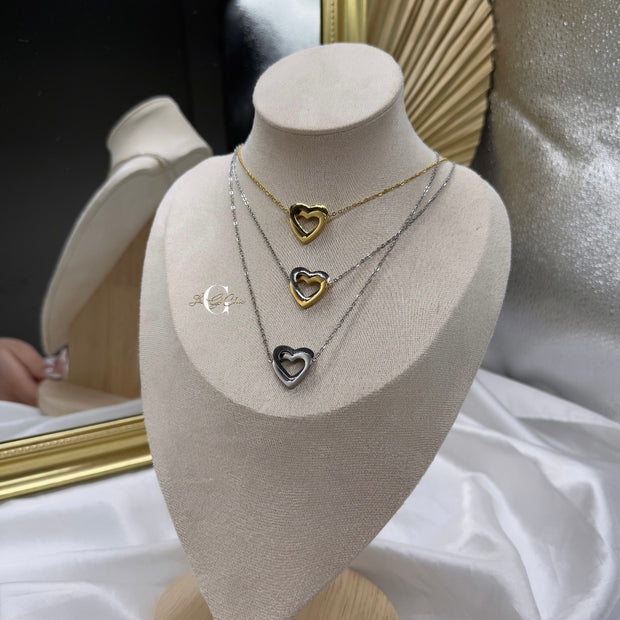 Collana “Due cuori uniti”