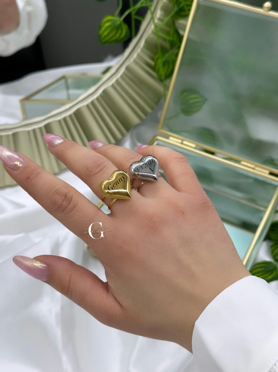 Anello “Cuore Bomby”