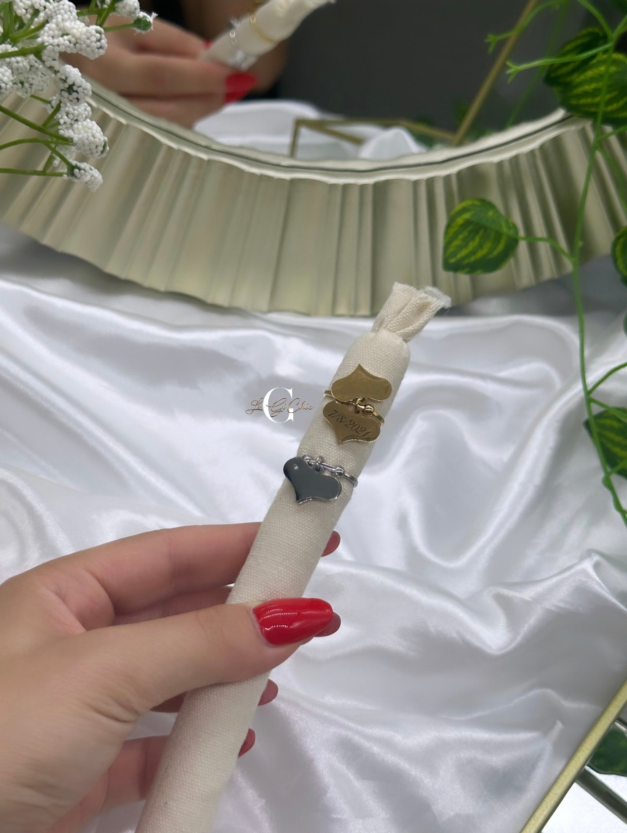 Anello “cuore pendente”