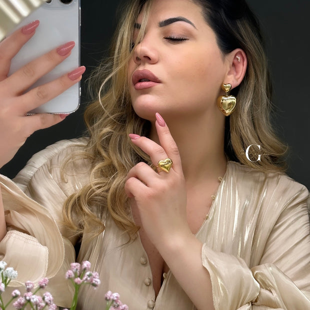 Anello “Cuore Bomby”