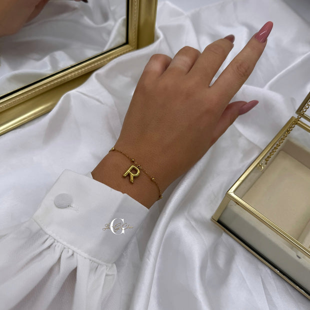 Bracciale rosario con “Iniziale”