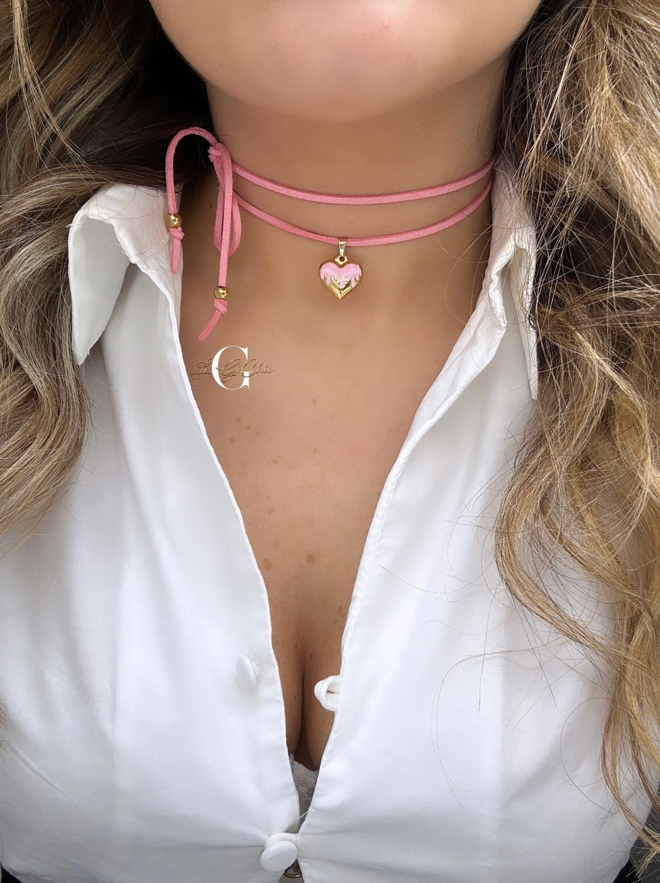 Laccio “Cuore smaltato”