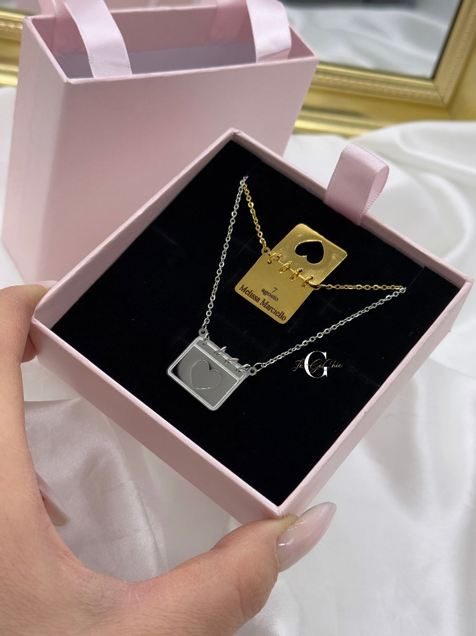 Collana “Calendario con cuore”
