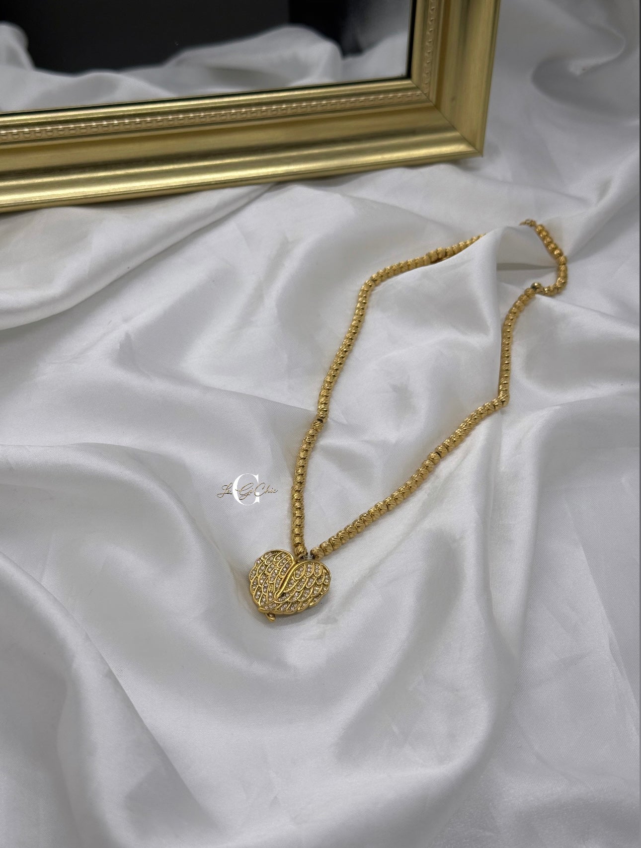 Collana “Cuore con ali d’angelo” FOTO